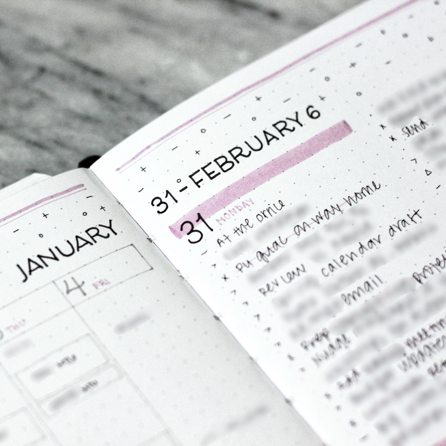 February 2022 Weekly Bullet Journal Spreads Inspiration + Analysis